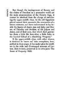 The Forsyte Saga. The Man of Property. The Forsyte Saga