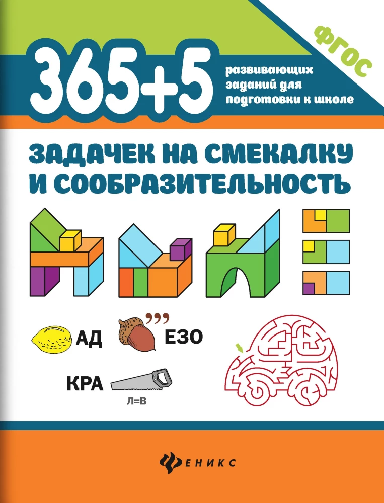 365+5 puzzles for resourcefulness and ingenuity.