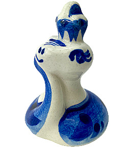Porcelain figurine - Snake - little queen (6x4.5)