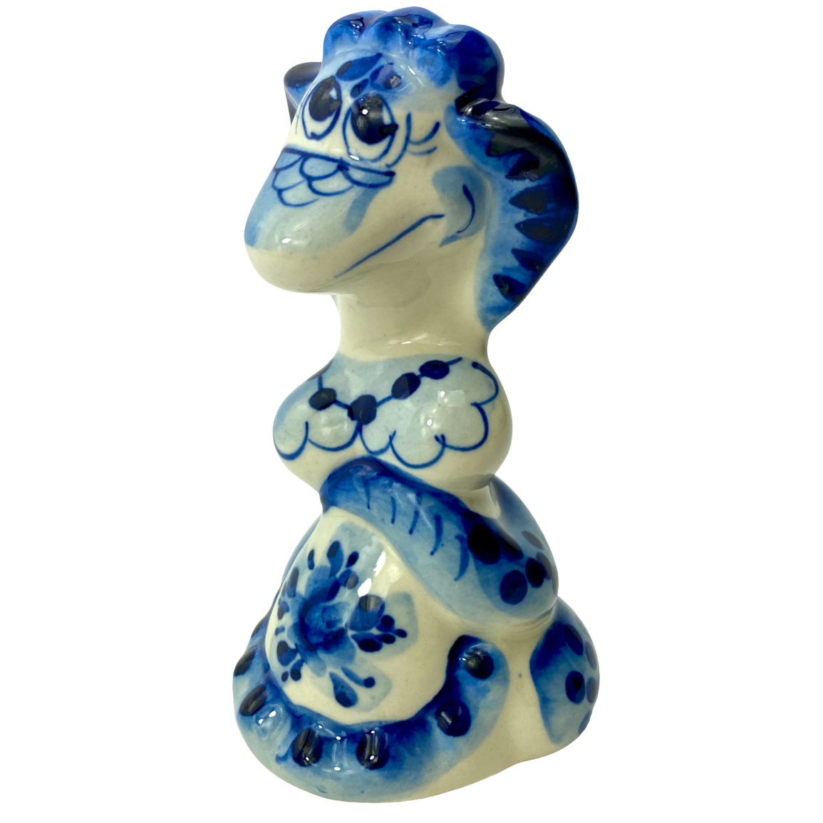 Figurka porcelanowa - Wąż - Lucy (11,5x6,5)