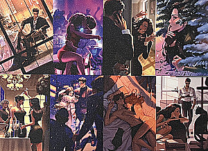 Set of postcards based on the novel - The Delightful Witch