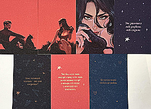 Set of postcards based on the novel - The Delightful Witch
