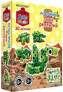ARTEC World Constructor - Reptile Park, 30 pieces