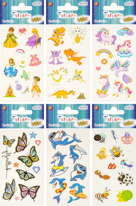 Светящиеся в темноте тату, в ассортименте