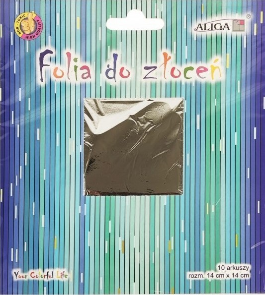 Dekors radošumam - Folija (14x14cm), 10 lapas