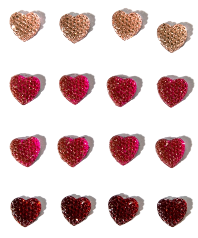 Selbstklebende Kristalle - Herzen