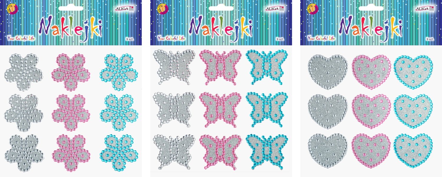 Glitzersticker (14,3x13 cm)