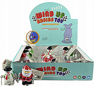 Wind-up Christmas Toy - Santa Claus/Snowman (mix)