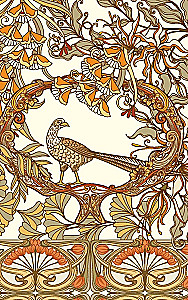 Art Nouveau Notebook (brown background)