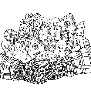 Coloring book for working with Hygge markers (cacti)