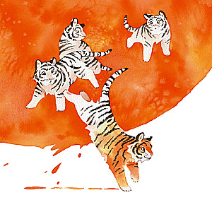 The Little Tiger Who Ran Out of Paint