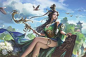 Fantasy Girls Planner (with a red-haired girl)