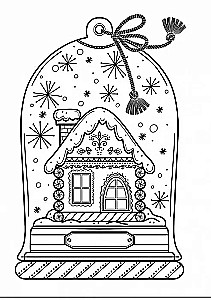 Art Coloring Book for New Year. Issue 4. Christmas Ornaments
