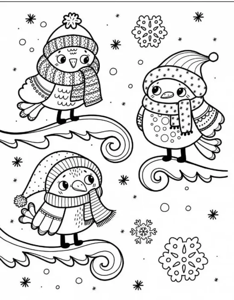Art coloring book for the New Year. Gingerbread house
