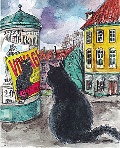 Embroidery Journey of the Black Cat