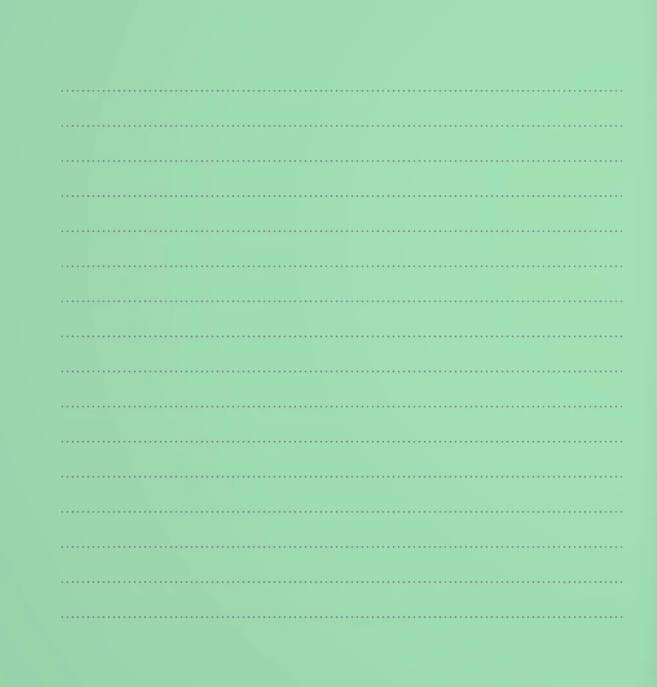 Notebook with Kittens (Green)