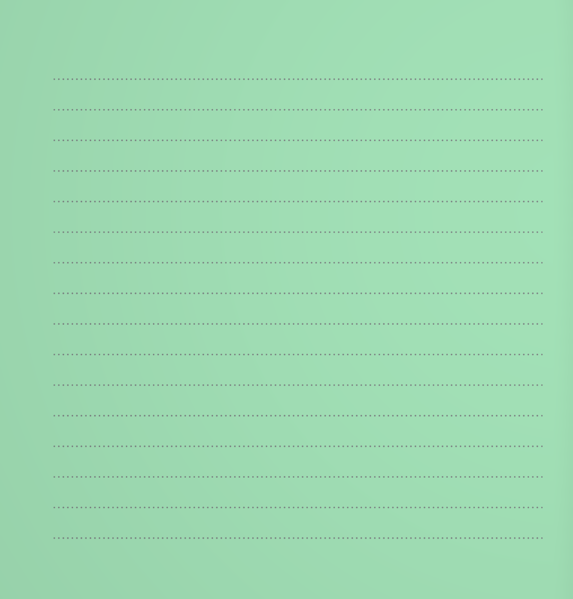 Notebook with Kittens (Green)