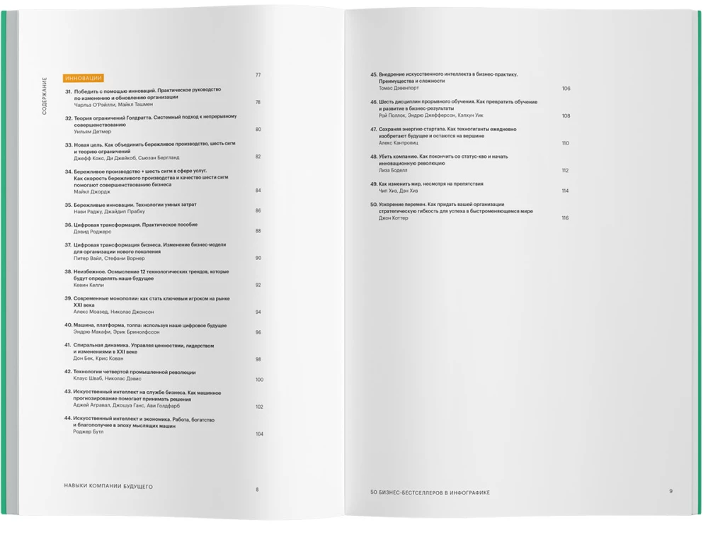 Skills of the Company of the Future. 50 Business Bestsellers in Infographics