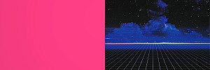 Sketchbook and Notebook with Templates and Creative Grids for Drawing and Notes (Neon Vibes with the City)