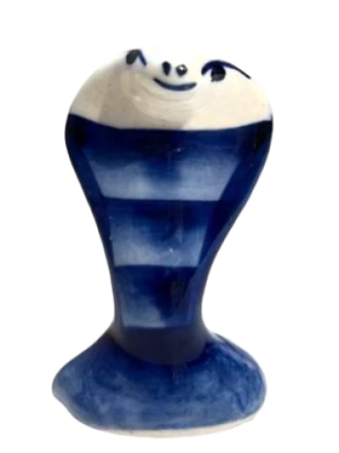 Porcelain figurine - Snake - Small cobra (6x3)