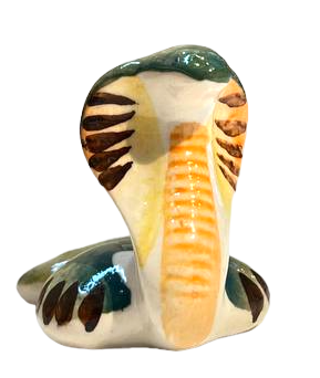 Figurka porcelanowa - Wąż - Kobra Igor (5x5)