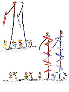 From one to ten. Cheerful counting
