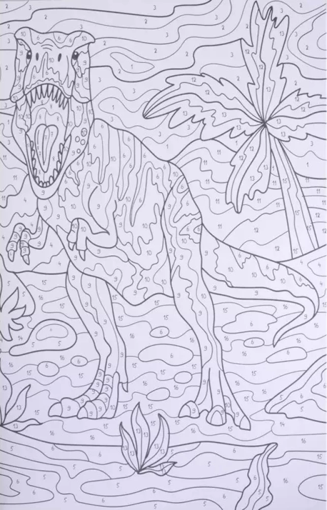 Paint by Numbers - The World of Dinosaurs