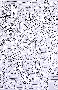 Paint by Numbers - The World of Dinosaurs
