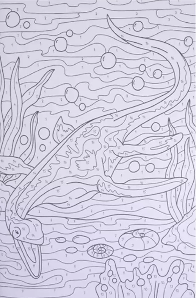 Paint by Numbers - The World of Dinosaurs