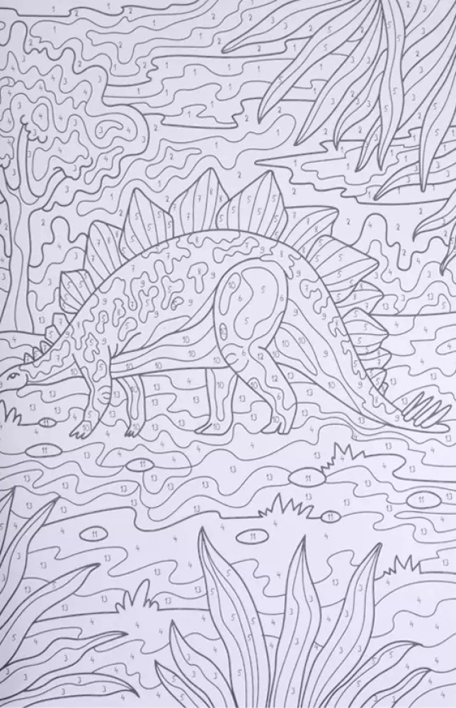 Paint by Numbers - The World of Dinosaurs