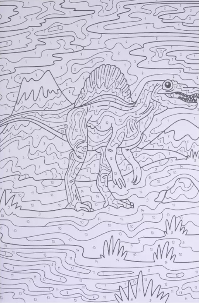 Paint by Numbers - The World of Dinosaurs