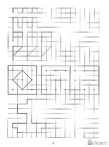 Familiarization with cells. Tasks for the development of visual perception, fine motor skills