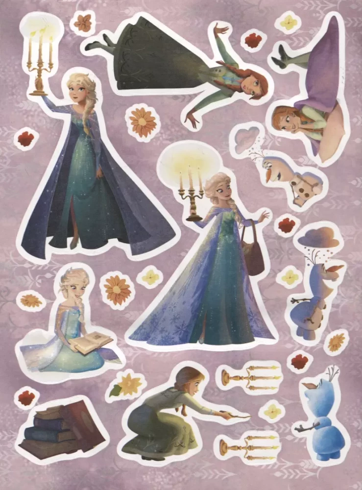Activity book with reusable stickers and poster - Frozen