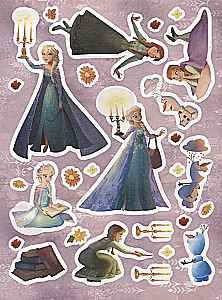 Activity book with reusable stickers and poster - Frozen