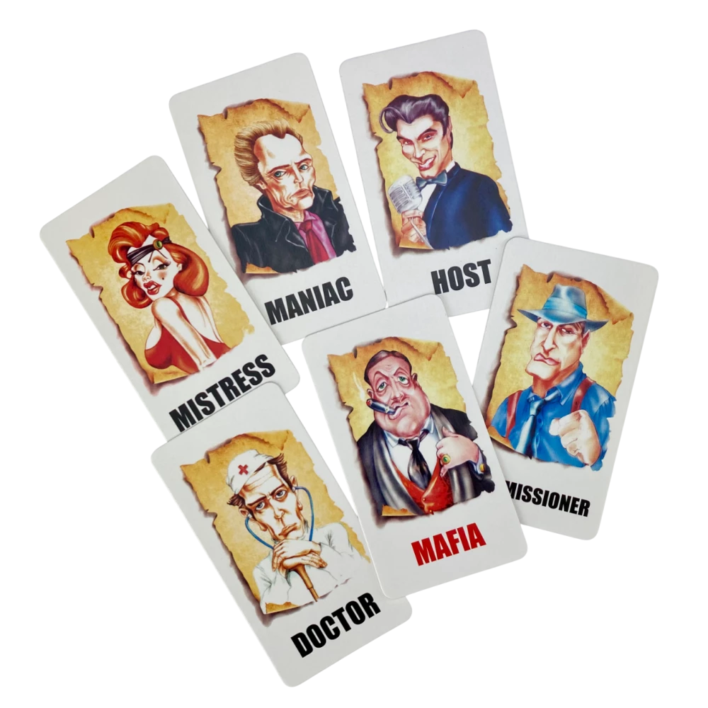 Настольная игра - Мафия (с пластиковыми масками)