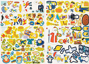 100 reusable stickers! Seasons