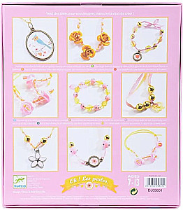 Djeco Jewelry Making Set - Beads and Flowers