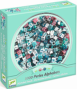 Creativity Set - Alphabet Beads. Silver