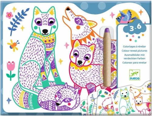 Coloring Book - Families of Forest Animals