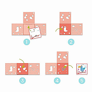 Coloring - 3 stencils, 1 picture