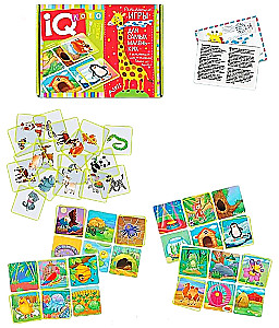 Plastic Lotto for Toddlers. Who Lives Where? Picking a House