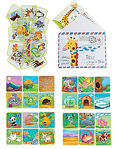 Plastic Lotto for Toddlers. Who Lives Where? Picking a House