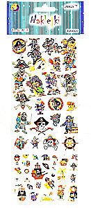 Sticker set - Pirates, assorted