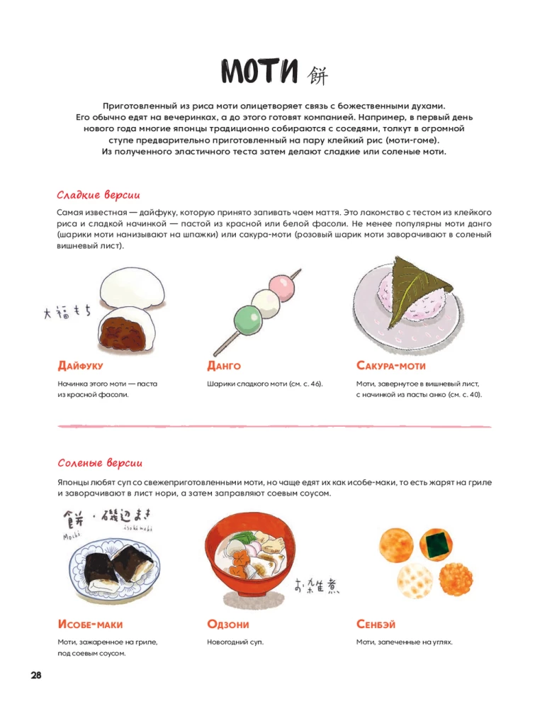 Mochi, Daifuku, Dorayaki and Other Japanese Desserts
