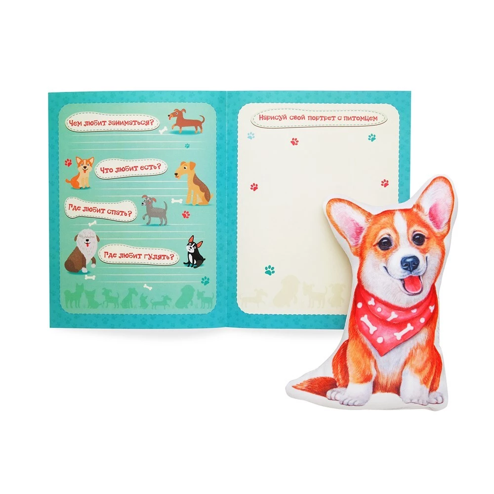 Craft Set for Children's Creativity - Sew a Toy. Corgi Puppy