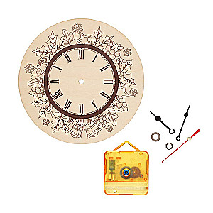 Creative Set - Paintable Clock. New Year