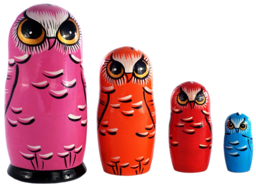 Matroschka - Eule