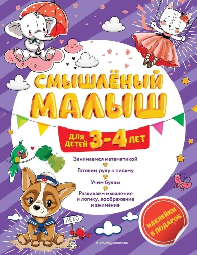 Clever Baby. For Children Aged 3-4 (with Stickers)