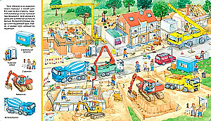 Wimmelbuch. Find and Show. Big Book of Transport