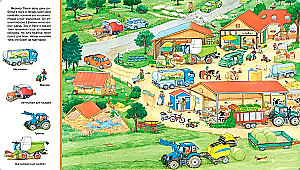 Wimmelbuch. Find and Show. Big Book of Transport